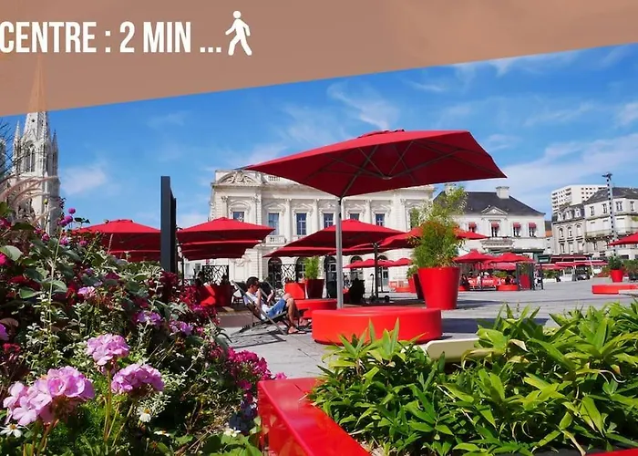 公寓 Le Nenuphar - Parking, Hyper-centre, 500m Gare 绍莱